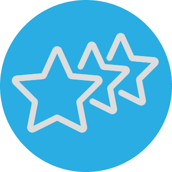 three stars icon